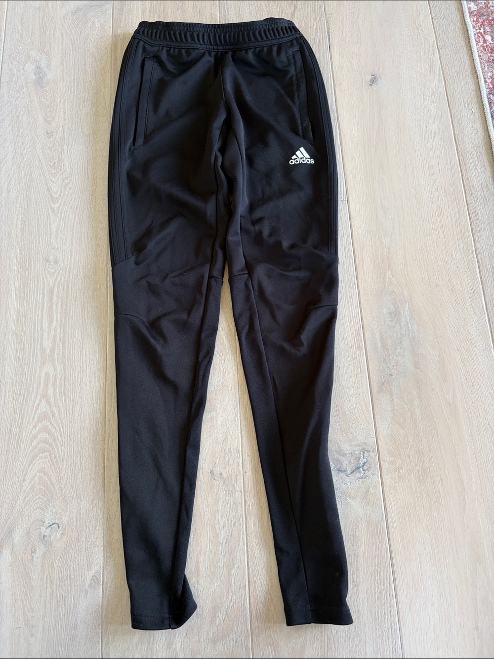 adidas Black womens Slim Athletic Joggers